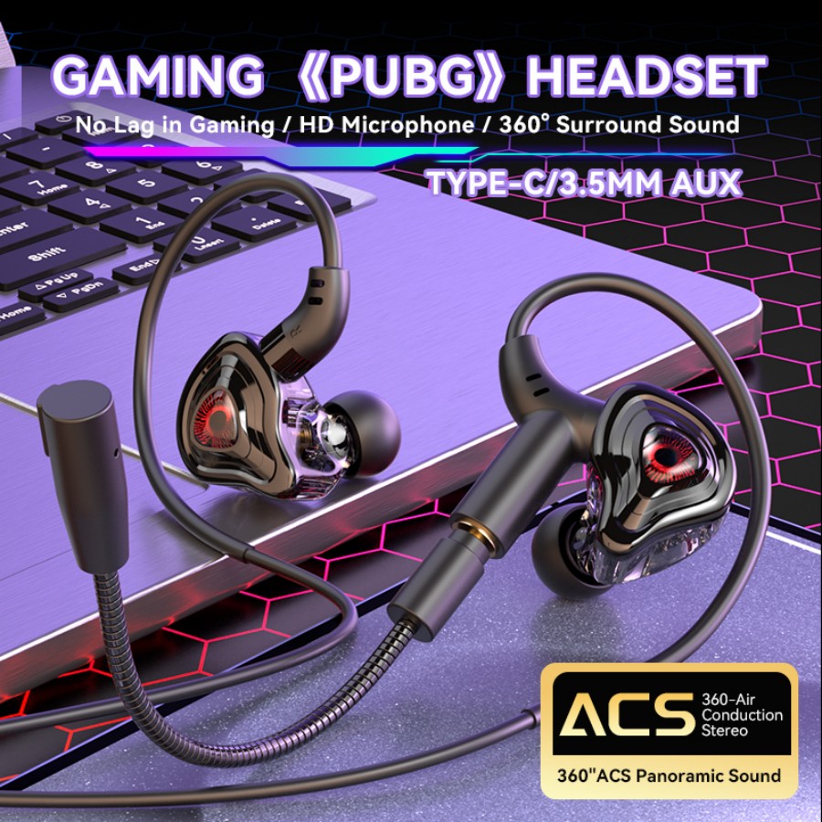 Esports Gaming Monitor - Casque de jeu Esports, son surround