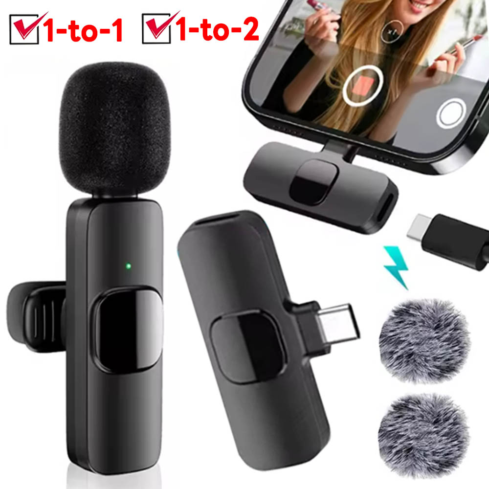 Video Gaming & Esports Usd Acc - Microphone Lavalier sans Fil Portable Type-C