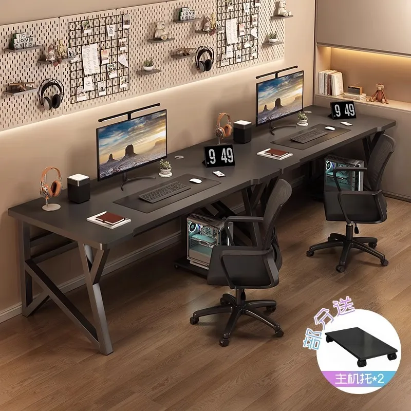 Esports Gaming Station Desk - Bureau d'ordinateur double pour e-sport, table