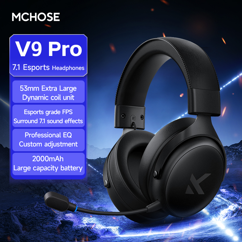 Esports Gaming Headphones - MCHOSE V9 Pro casque avec Microphone