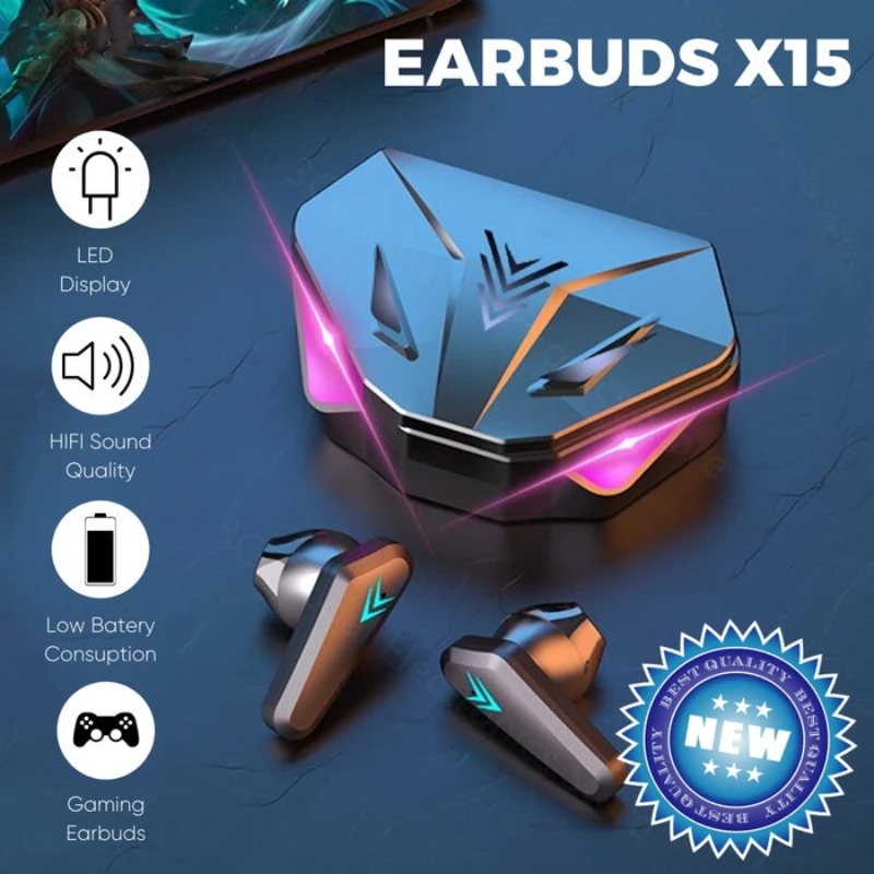 1PCS X15 TWS X15 Pro Écouteurs - Esports Gaming Video avis et prix