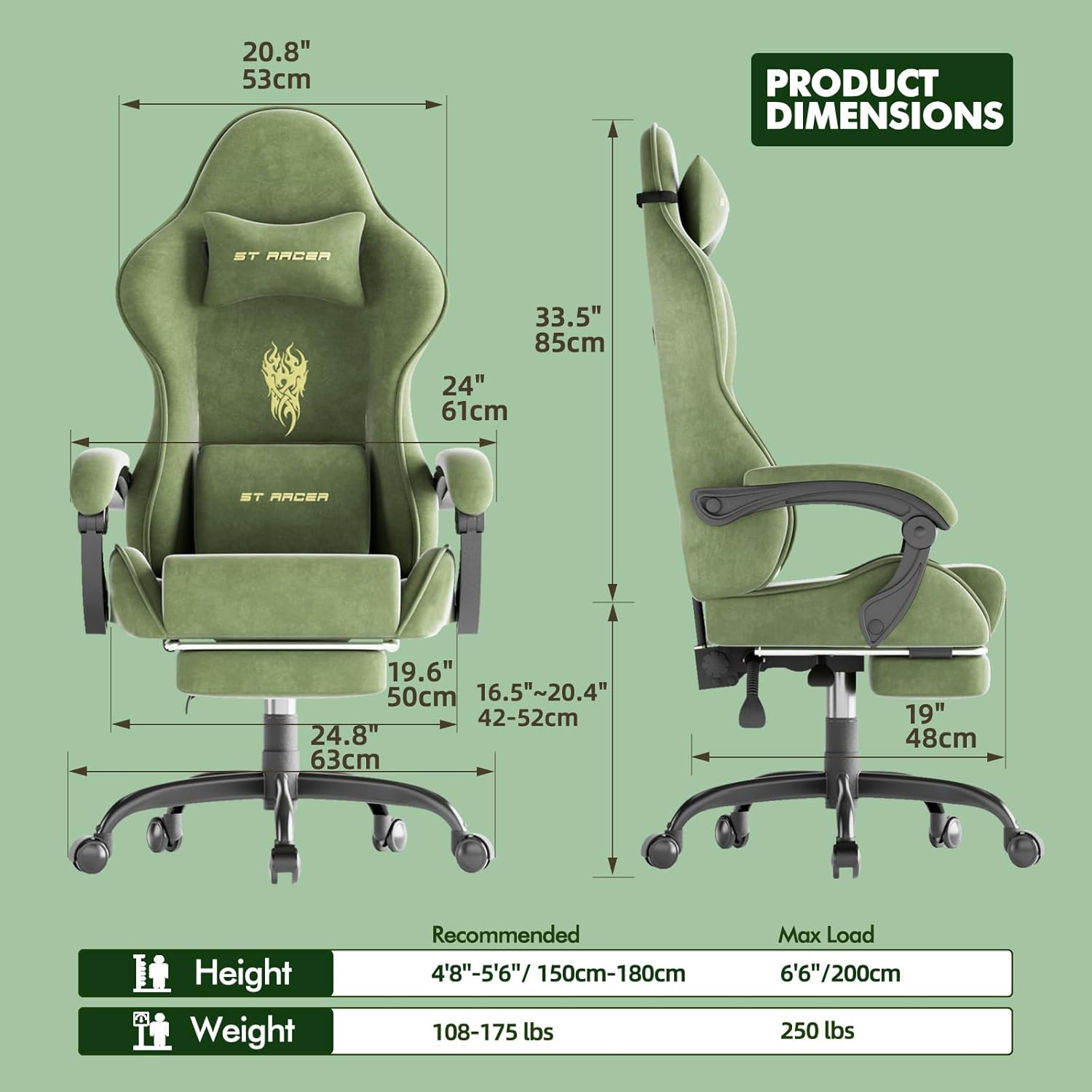 Chaise de jeu en tissu velours - Video Gaming & Esports Usd Acc avis et prix