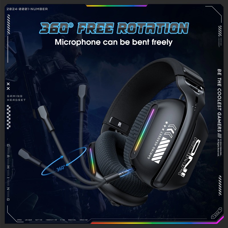 ONIKUMA GT808 – casque de jeu  - Esports Gaming Headphones avis et prix