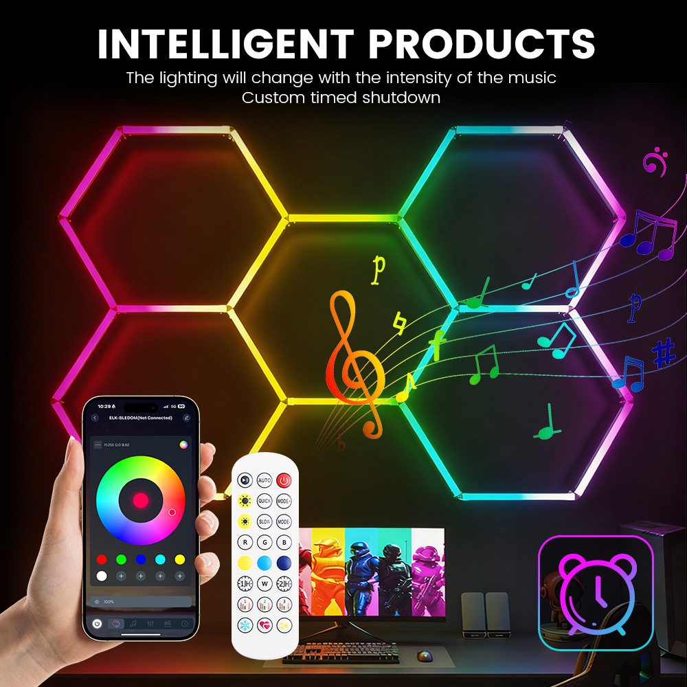 Lampes LED hexagonales intelli - Esports Gaming Remote avis et prix
