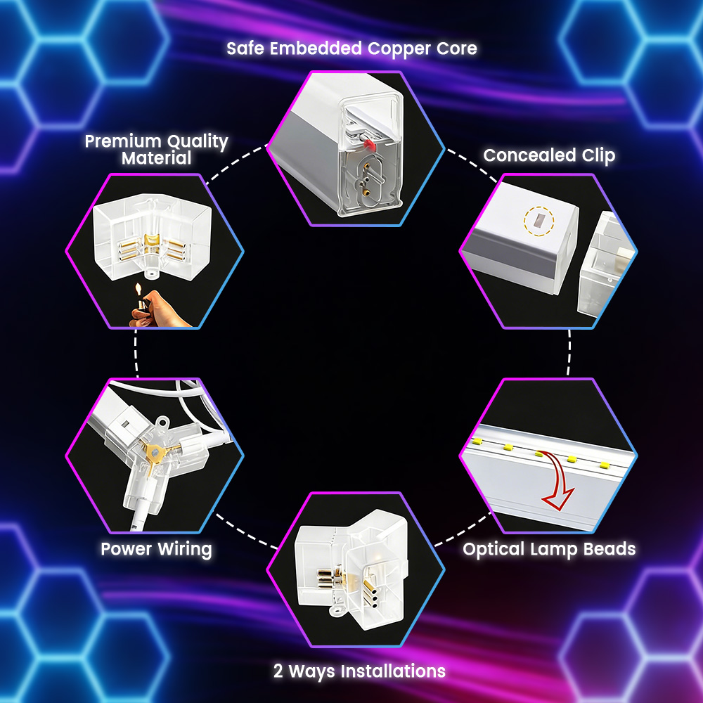 Lampes LED hexagonales intelli - Esports Gaming Remote avis et prix