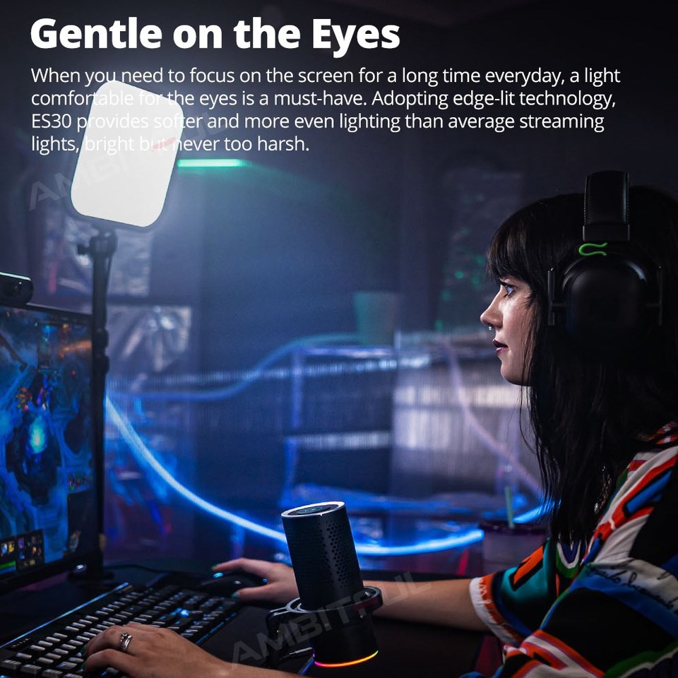 Kit d'éclairage LED pour jeux  - Esports Gaming Video avis et prix