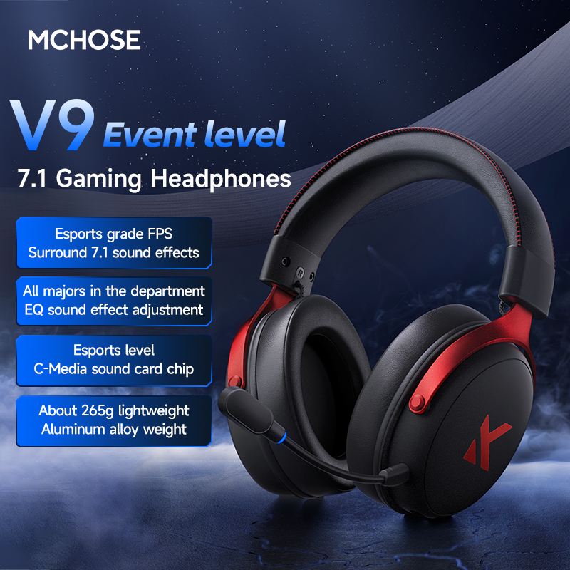 MCHOSE V9 Pro casque avec Micr - Esports Gaming Headphones avis et prix