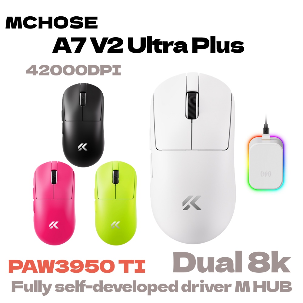MCHOSE A7 V2 Ultra Plus souris - Esports Gaming Mouse Wireless avis et prix