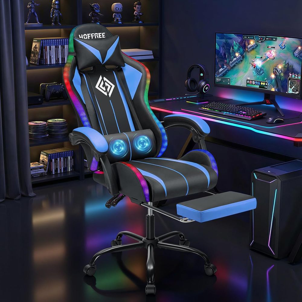 Chaise de jeu LED avec massage - Video Gaming & Esports Usd Acc avis et prix
